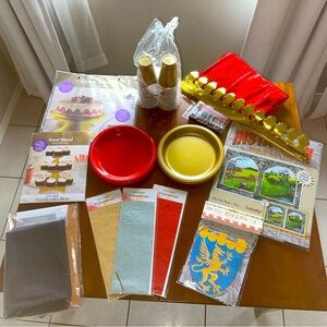 Decor for a Castle, Medieval, Royal party